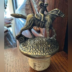 Blanton’s Horse Letter ‘S’ Bottle Stopper